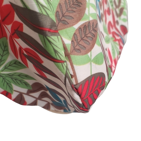 Ricardo Beverly Hills Colourful Botanical Print Nylon Small Travel Tote Bag - Picture 12 of 14